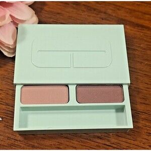 Clinique Pair of Shades Eye Shadow Duo Pink Chocolates .08 oz  NO APPLICATOR GWP